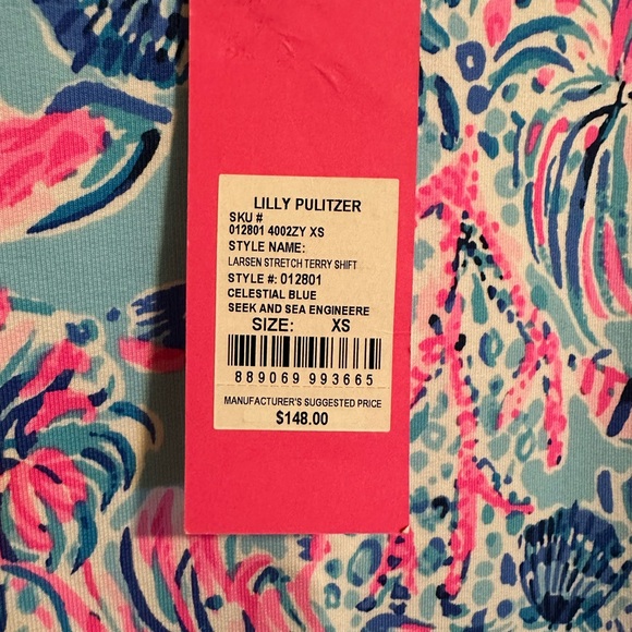 🆕 NWT Lilly Pulitzer Celestial Blue Dress - Picture 4 of 7